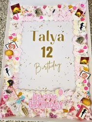 עוגות גן עם דף סוכר, קצפת ואלמנטים