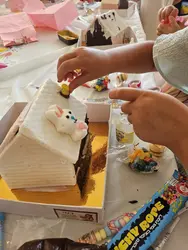 ערכת יצירה DIY בית ממתקים