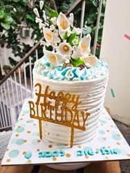 עוגת פרחי סוכר