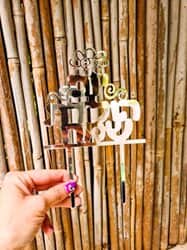 יום הולדת שמח דפוס זהב