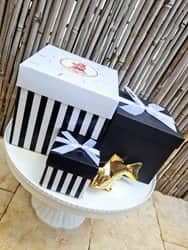 קופסת קרטון עם סרט סטן