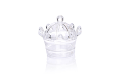 כלי לפסטיק למילוי, בצורת כתר